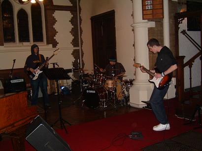 the band doing what they do best