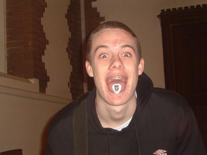 WHITE STUFF IN WILL'S MOUTH!!!